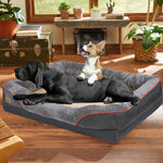 Waterproof Extra Large Orthopedic Dog Bed Sponge Foam Dog Bedding Lounge Sofa Bed - shimendi