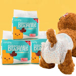 Super Absorption Dog Diapers Female Dog Physiological Pants Puppy Underwear Disposable Leakproof Nappies Dogs Sanitary Pants shimendi Sécurité et Confort pour Chien chat| Shimendi