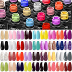 Gel Nail Polish 36 Color Nail Gel Polish Semi Permanent Gel Vernis Base Top Coat Nail Art Manicure Soak Off LED UV Gel Varnishes - shimendi