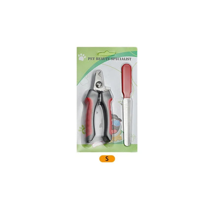 Professional Pet Nail Clipper Stainless Steel Dog Cat Nail Trimmer Labor-Saving Nail Clipper Convenient Dog Grooming Supplies