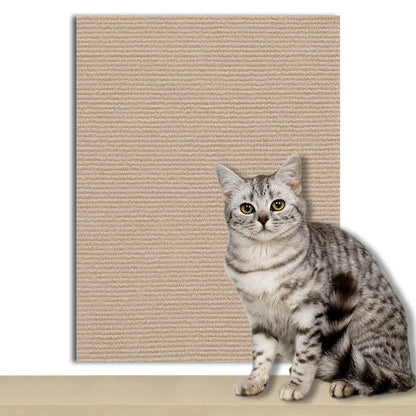 60x200cm Self-adhesive Cat Scratcher Sofa Protector Cats Scratcher Pad Board Protection Trimmable Carpet DIY Cat Scratch Mat