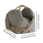 Luxury Outdoor Pet Bag Waterproof Portable Hand Bag For Puppy Cat Multi-use Pet Carrier Bag Dog Car Seat Travel Bag shimendi Sécurité et Confort pour Chien chat| Shimendi