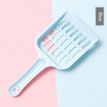 Pet Cat Excrement Cleaning Litter Basin Shovel Supplies Available In Multiple Colors Tofu Mesh Hollowed Out - shimendi