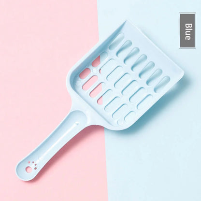 Pet Cat Excrement Cleaning Litter Basin Shovel Supplies Available In Multiple Colors Tofu Mesh Hollowed Out