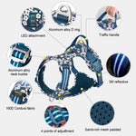Truelove Pet Harnesses Durable Update Codura Fabric Nylon Aluminum Accessories Dog Harnesses Manufacturers TLH5656 - shimendi