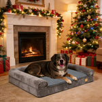 XXXL Large Calming Dog Bed Orthopedic Memory Foam Sofa Couch Waterproof Removable Cover Plush Mat for Small Medium Large Dogs - shimendi