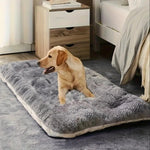 Large Plush Dog Bed Sofa Thickened Super Soft Polyester Pet Mat Dog Crate Mat Bed For Small Medium Large Dog Bed shimendi Sécurité et Confort pour Chien chat| Shimendi