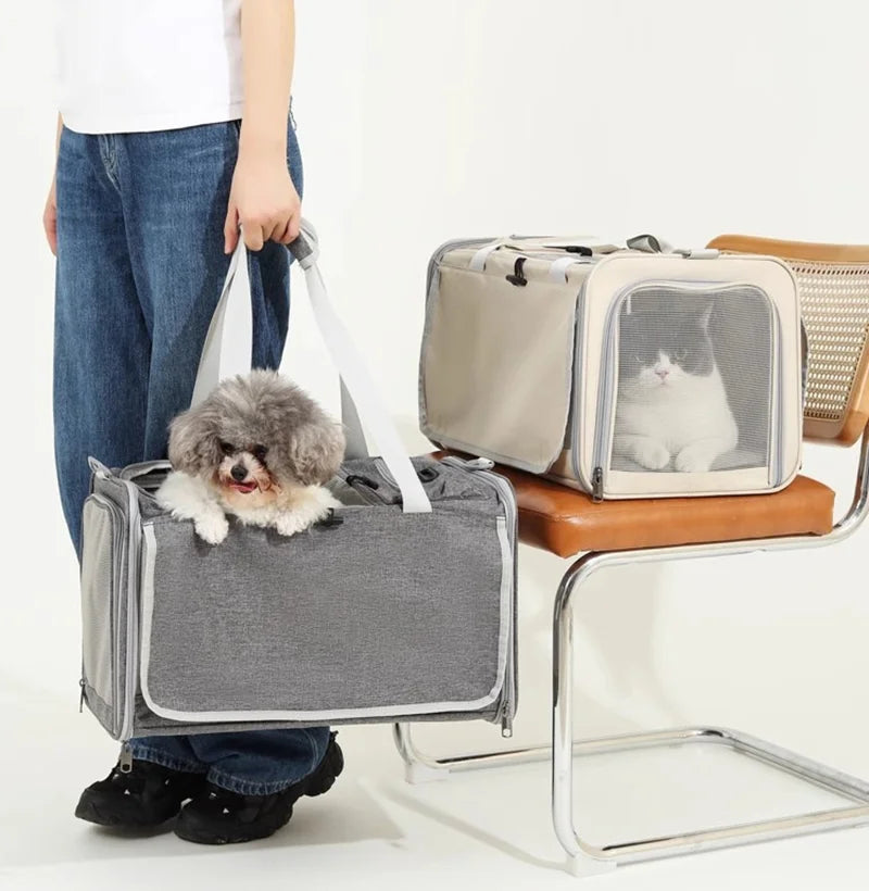 Pet Handheld Bag Portable Cat Carrier Bag Small Pet Travel Bag Pet Carrier Bag with Safety Lock for Outdoor Pet Supplies shimendi Sécurité et Confort pour Chien chat| Shimendi