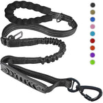 Reflective Shock Absorbing Pet Leashes with Car Seatbelt，Medium and Large Dog Tactical Safety Leash，Explosion-proof Dog Leash - shimendi