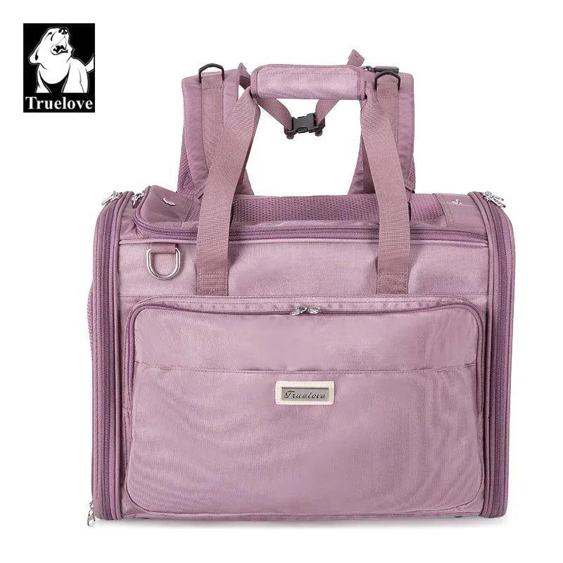 Truelove Waterproof Pet Carrier Bag for Small Dogs Cats High-Grade Polyester,Eco-Friendly & Airline Approved Design TLX2971