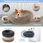 Super Soft Pet Cat Bed Plush Full Size Washable Calm Bed Donut Bed Comfortable Sleeping Artifact Suitable For Winter shimendi Sécurité et Confort pour Chien chat| Shimendi