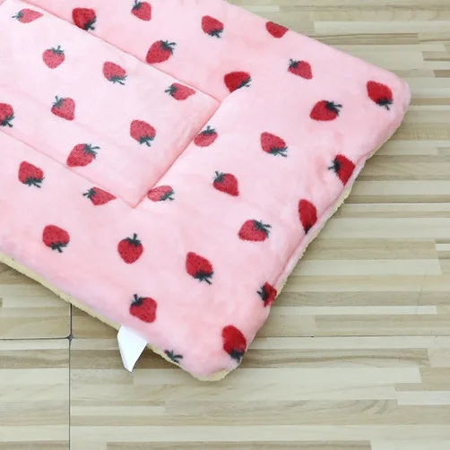 12 Color Dog Bed Mat Portable Pet Sleeping Bed Plush Blanket Washable Cat Bed Sofa Home Travel Comfort Warm Soft Flannel Blanket