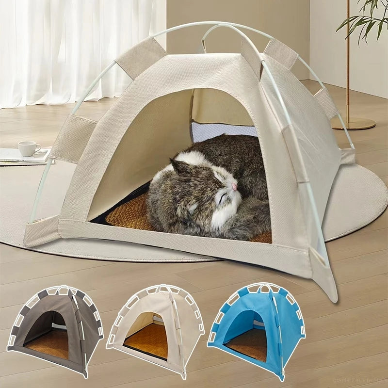 Cat Tent Bed Waterproof Portable House Outdoor Pet Warm Cushions Furniture Sofa Basket Winter Beds Kitten Sleeping Nest Tents shimendi Sécurité et Confort pour Chien chat| Shimendi