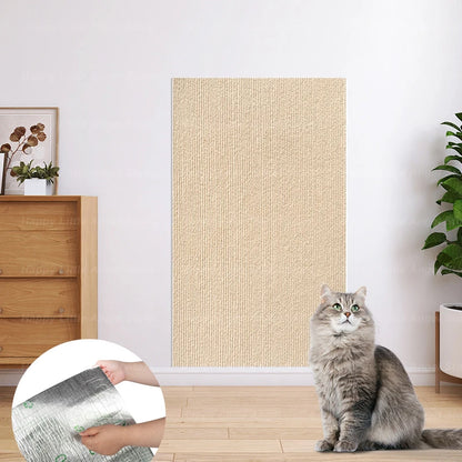 Cat Scratch Protector with Selfadhesive Freeform Cutting Carpet Mat Cat Scratch Protection Furniture Pet Training Sofa Protector