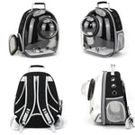 Pet Cat Carrying Bag Space Pet Backpacks Breathable Portable Transparent Backpack Puppy Dog Transport Carrier Space Capsule Bags - shimendi