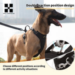 SMALL COMBINATION Dog Harness No Pull Reflective Pet Dog Chest Harness Adjustable for Small Medium Large Dogs Outdoor Walking - shimendi