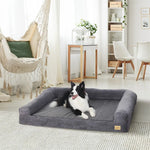 Dog Bed Extra Large Orthopedic Pet Mattress Couch Sleeping Bed Cushion with Removable Washable Cover Soft Sponge Foam - shimendi