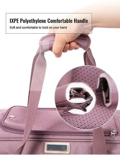 Truelove Nylon Oxford Large Space Comfortable Travel Foldable Hook Pet Carrier Bag Portable Puppy Cat Carrier Backpack TLX4971