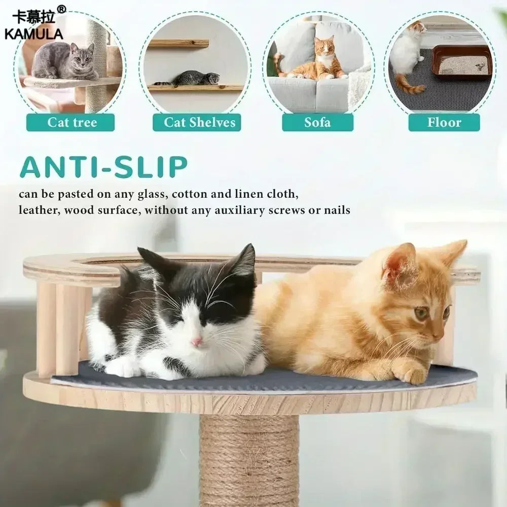 Self-Adhesive Cat Scratching Board Trimmable Cat Carpet Mat Anti Cat Scratcher Furniture Couch Corner Indoor Sofa Wall Protector
