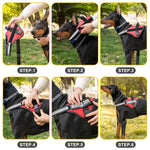 Chest Strap Dog Vest Harness Medium and Large Dog Border Collie Golden Hair Bucket Explosion proof Flushing Dog Harness - shimendi