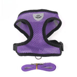 Cat Dog Harness with Lead Leash Adjustable Vest Polyester Mesh Breathable Harnesses Reflective sti for Small Dog Cat accessories shimendi Sécurité et Confort pour Chien chat| Shimendi