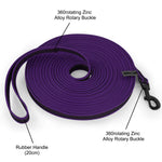 1.5M/2M/5M/3M/15M Medium small Long Dog Leash Latex Silk Easy and Convenient Training Big Dual color dog leash 10 meters - shimendi
