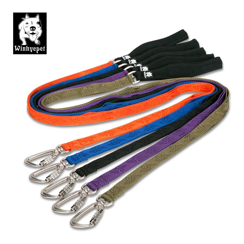 TRUELOVE Pet Leash Nylon Zinc-alloy Hook Carabiner Dog Accessories Rope Lead Medium Big Ferocious Travel Pet Supplies YL1831