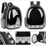 Cat Pet Carrier Backpack Transparent Capsule Bubble Pet Backpack Small Animal Puppy Kitty Bird Breathable Pet Carrier for Travel - shimendi
