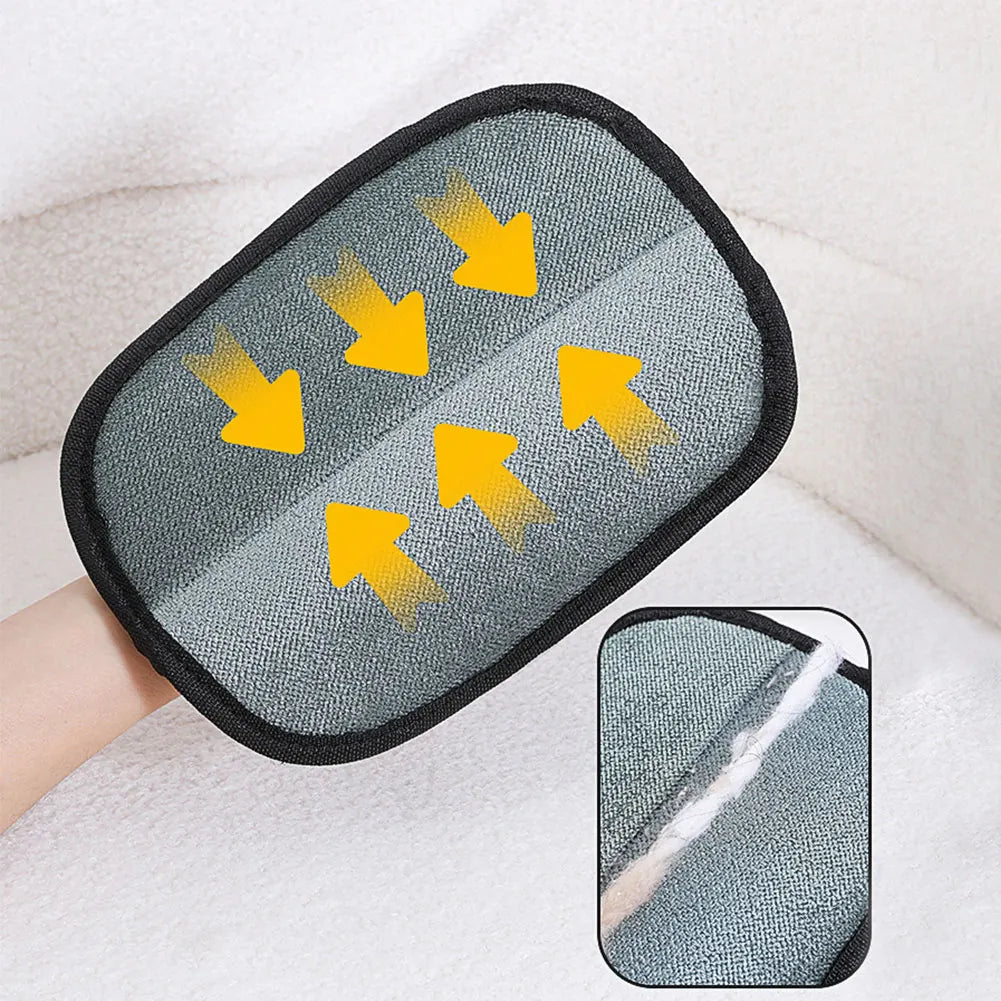 Pet Grooming Gloves Hair Remover Brush Pet Hair Remover Gloves for Dog Cat Rabbit with Long/Short/Curly Hair