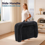 Foldable Dog Bed for Adult, Kids, Plush Pet Couch Bed for Large Dogs, Washable Pet Sofa Bed with Non-Slip Bottom Dog Accessories - shimendi