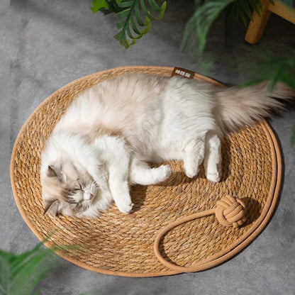 Cat Scratcher Rattan Mat Board Cat Scratch for Sharpen Nails Scraper Cats Tree Cat scratching post Sofa Mats Furniture Protector