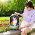 Transparent Pet Carrier Backpack Ideal Cat Accessories Outdoor Pet Shoulder Bag Breathable Pet Supplies With Ample Ventilation shimendi Sécurité et Confort pour Chien chat| Shimendi