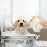 Silicone Dog Bath Massage Gloves Brush Pet Cat Bathroom Cleaning Tool Comb Brush for Dog Can Pour Shampoo Dog Grooming Supplies - shimendi