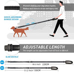 Reflective Shock Absorbing Pet Leashes with Car Seatbelt，Medium and Large Dog Tactical Safety Leash，Explosion-proof Dog Leash - shimendi