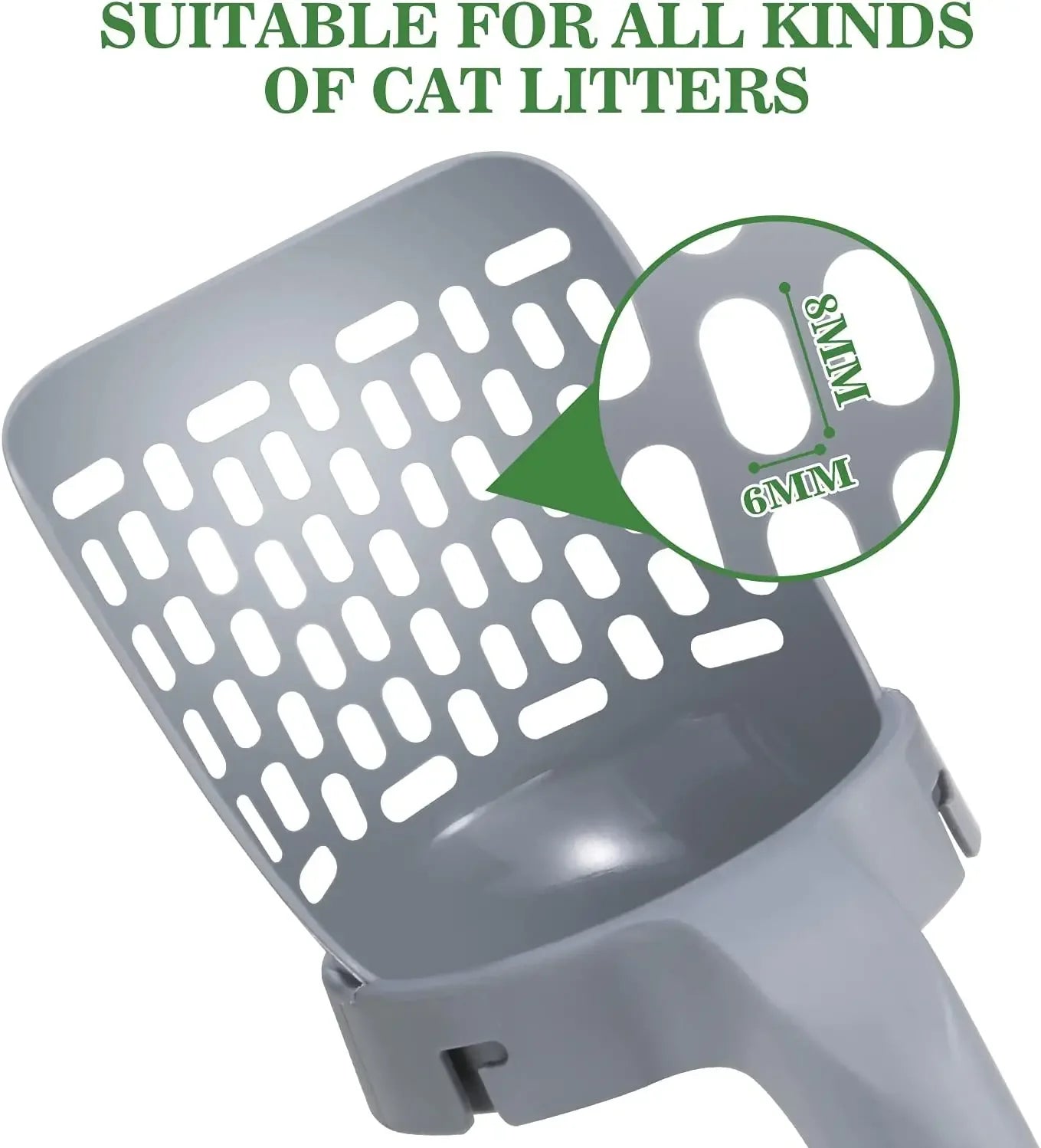 Reusable Cat Litter Scoop Refill for Cats, Litter Box Toilet Waste Cleaner Pet Supplies