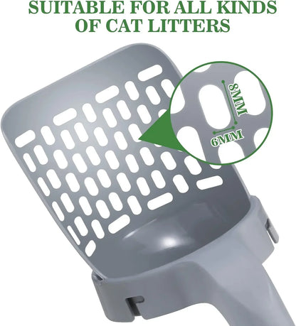 Reusable Cat Litter Scoop Refill for Cats, Litter Box Toilet Waste Cleaner Pet Supplies