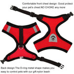 Cat Dog Harness with Lead Leash Adjustable Vest Polyester Mesh Breathable Harnesses Reflective sti for Small Dog Cat accessories shimendi Sécurité et Confort pour Chien chat| Shimendi
