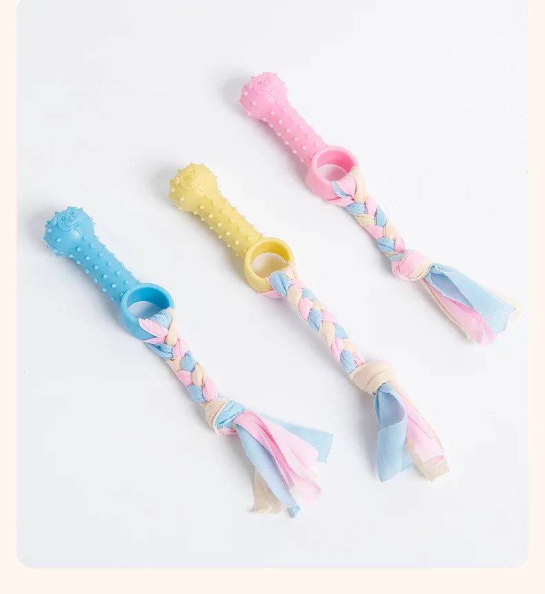 Pet Dog Chew Toys Rubber Bone Toy Aggressive Chewers Dog Toothbrush Doggy Puppy Dental Care For Dog Pet Accessories