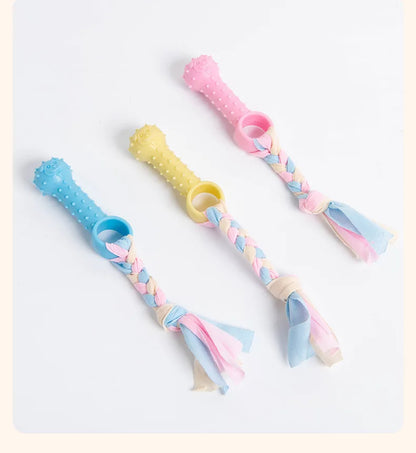 Pet Dog Chew Toys Rubber Bone Toy Aggressive Chewers Dog Toothbrush Doggy Puppy Dental Care For Dog Pet Accessories
