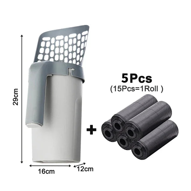 Reusable Cat Litter Scoop Refill for Cats, Litter Box Toilet Waste Cleaner Pet Supplies