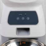 3.5L Automatic Pet Feeder For Cats WiFi Smart Swirl Slow Dog Feeder With Voice Recorder Large Capacity Timing Cat Food Dispenser - shimendi