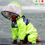 Pet Dog Raincoat The Dog Face Pet Clothes Jumpsuit Waterproof Dog Jacket Dogs Water Resistant Clothes for Dogs Pet Coat - shimendi