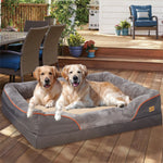 Waterproof Extra Large Orthopedic Dog Bed Sponge Foam Dog Bedding Lounge Sofa Bed - shimendi