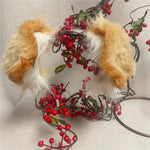 New Hand Made Work Shiba Inu Dog Gold Retriver Ears Hairhoop Headwear Tail Tail-curling Costume Accessories Custom Made shimendi Sécurité et Confort pour Chien chat| Shimendi