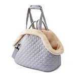 Pet Carrier for Cat or Small Dogs Fashion Quilted Dog Bags Big Capacity Light Weight Soft Warm Dog Carrier with Removable Lining shimendi Sécurité et Confort pour Chien chat| Shimendi