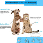 Dog Hair Remover Brush Cat Dog Hair Grooming And Care Comb For Long Hair Dog Pet Removes Hairs Cleaning Bath Brush Dog Supplies - shimendi