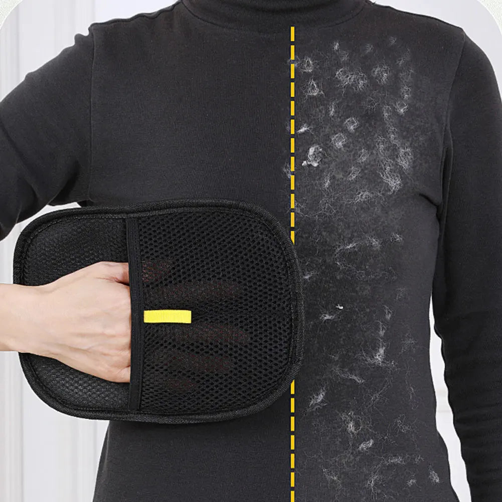 Pet Grooming Gloves Hair Remover Brush Pet Hair Remover Gloves for Dog Cat Rabbit with Long/Short/Curly Hair