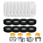 Replacement Filters For Cat Dog Water Fountain Stainless Steel Dispenser Feeders Pet Fountain Activated Carbon Replaced Filter - shimendi