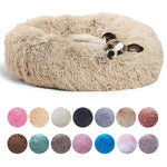 40-90cm 6 Sizes Round Pet Bed for Large Dog Bed Super Soft Cat Bed Plush Dog House for Medium Dog House Winter Warm Sleeping - shimendi