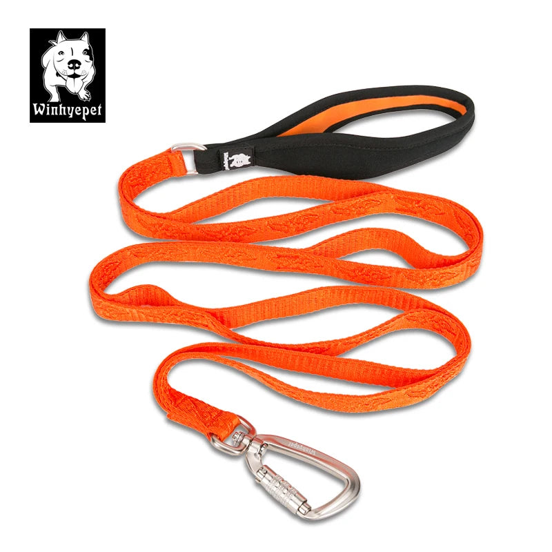 TRUELOVE Pet Leash Nylon Zinc-alloy Hook Carabiner Dog Accessories Rope Lead Medium Big Ferocious Travel Pet Supplies YL1831